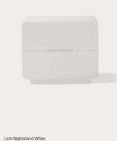 Lioh Nightstand White