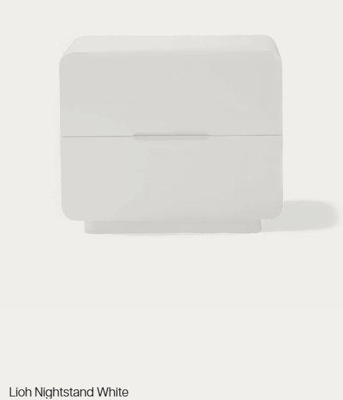 Lioh Nightstand White