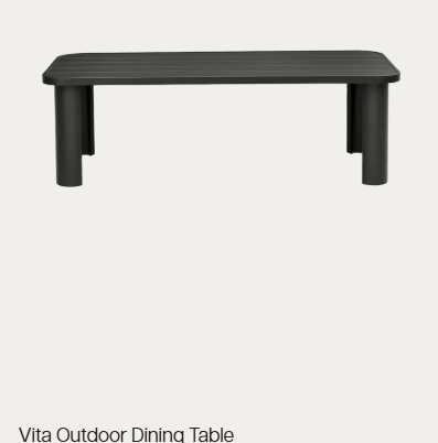 Vita Outdoor Dining Table