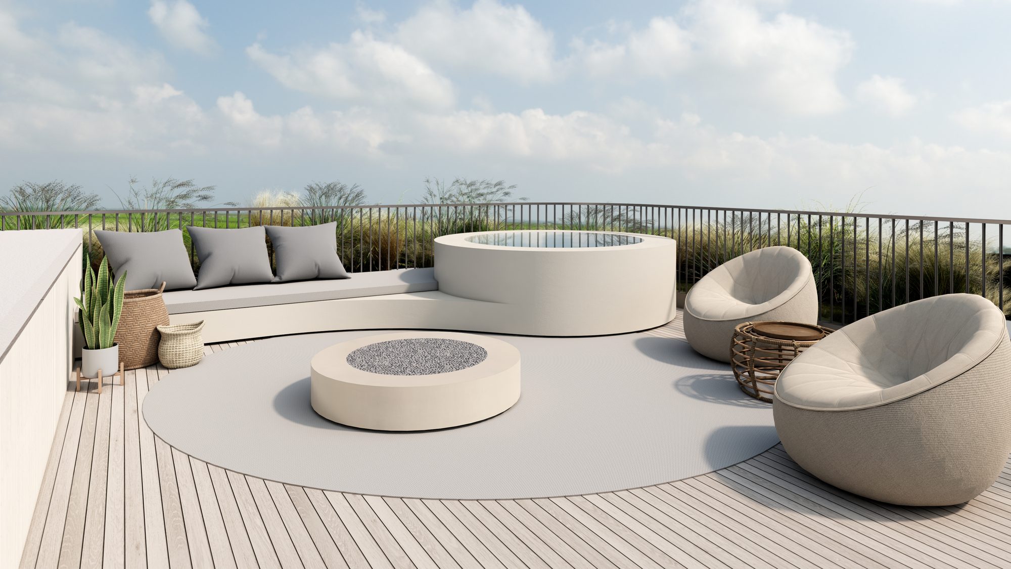 Rooftop terrace